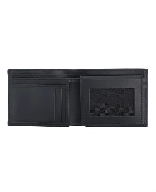 Black Leather Bifold Wallet